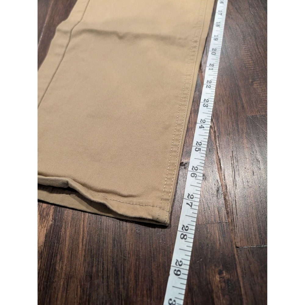 Levi Strauss Signature Khaki Pants Straight Leg Mens 29x28 Stretch Chinos - Picture 5 of 7